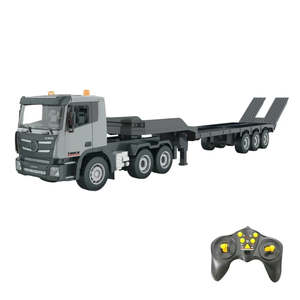 Toys Remote Control: RC Flatbed Trailer 1:18 2.4G Nine-Channel Semi-TRAILER
