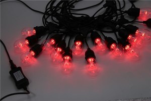 Lighting Torches: Solar powered multicoloured string light 15m