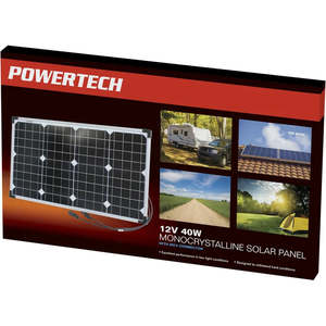 Solar Panels: 12V 40W Monocrystalline Solar Panel
