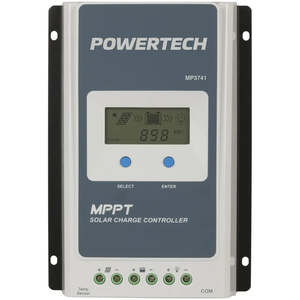 Charge Controllers: 20A MPPT Solar Charge Controller for Lithium or SLA Batteries