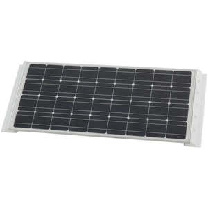 Solar Mounts Brackets: White ABS Solar Panel Spoiler Mounting Brackets - Pair