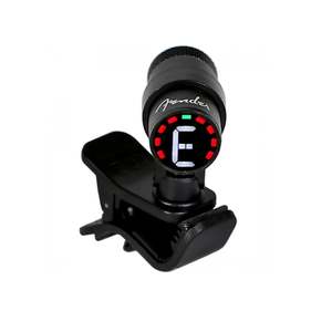 Guitar Strings Accessories: Fender 0239979002 Bullet LED Clip-On Guitar Tuner Black