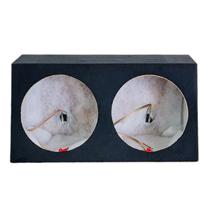 12″ Dual Sealed Carpeted Subwoofer Box East Coast Soundz