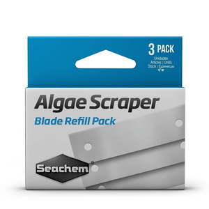 Dry Goods: Seachem 3 in 1 Algae Scraper Blade Refill Pack (3pcs)