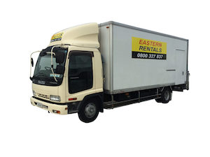 Hire A Truck: 25-27 m3 tail lift truck
