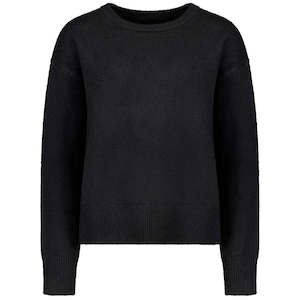 Moke Aleisha Womens Knit Sweater - Black
