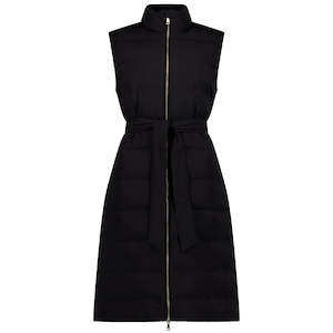 Moke: Moke Bella Womens 90/10 Maxi Vest - Black