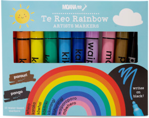 Moana Road: Moana Rd Te Reo Moari Rainbow Markers