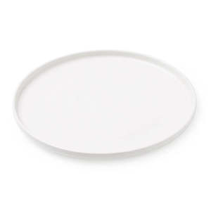 Living Light Candles: Living Light Candles White Plate 25cm