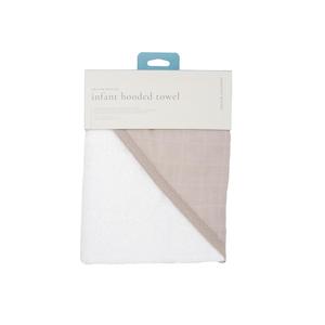 Little Unicorn: Little Unicorn Infant Hooded Towel - Porpoise