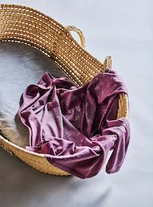 LFOH Swaddle Blanket - Mauve Animal