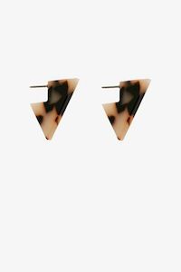 Antler: Antler Tort Tri Earring