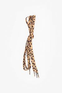 Antler Natural Cheetah Shoelaces