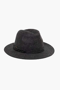 Antler: Antler Jackson Fedora - Charcoal