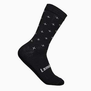 Lamington Merino Wool Crew Socks - Man - Thorn