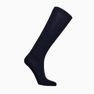 Lamington: Lamington Merino Wool Flat Knit Tights - Navy - 9-11Yrs