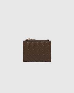 Louenhide Lily Woven Wallet - Chocolate