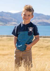 Thomas Cook Boys Pocket Bull Henley S/S Tee