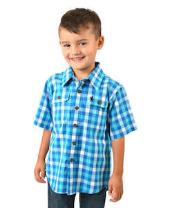 Thomas Cook: Thomas Cook Boys Parnell Check 2 Pocket Short Sleeve Shirt