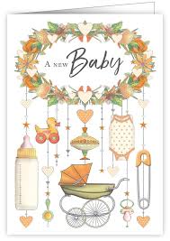 Quire Publishing - A New Baby - Baby Card