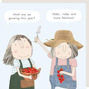 Greeting Cards Vouchers: Rosie Made A Thing - Growing - Humour Card