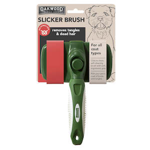 Mans Best Friend Dogs: Oakwood Detangling Slicker Brush