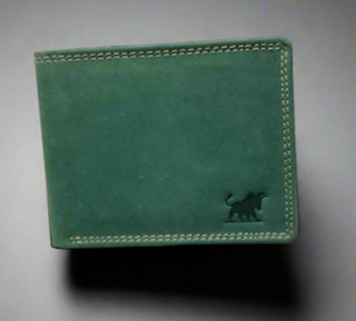Genuine Leather Wallet - Lucky Green