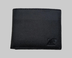 Whats New: Genuine Leather 4 Fold Wallet - Black