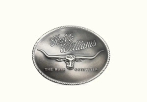 Belts: RMW Logo Buckle - Antique Silver