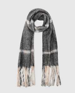 Scarves: Louenhide Bristol Scarf - Charcoal