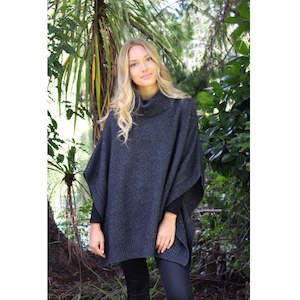 Scarves: Lothlorian Possum Merino Lush Cowl Neck Poncho