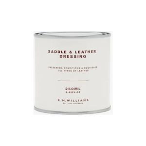 Leather Canvas Care: RMW Saddle and Leather Dressing