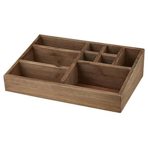 47th and Main Wood Desk Organiser