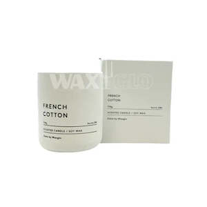 Waxglo Slate Soy Wax 114g Candle - French Cotton