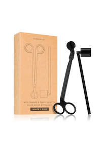 Black Candle Wick Trimmer & Snuffer Set