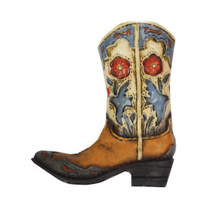 Giftwares: Thomas Cook Boot Dove & Flower Magnet