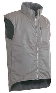 Styx Mill Womens Classic Fur Lined Oilskin Sleeveless Vest