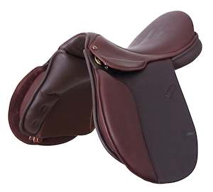 Saddlery: Trainers Cross Country Saddle - Brown 17 inch