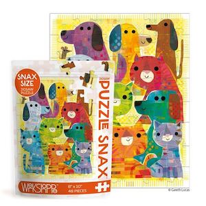 Activities: WerkShoppe - Tats & Dogs 48 Pce - Puzzle Snax