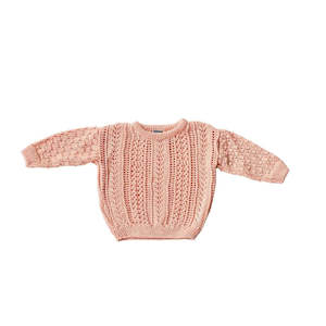 Little People: Di Lusso 100% Cotton Cleo Jumper - Pink
