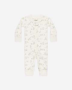 Quincy Mae - Zip Long Sleeve Sleeper - Bunnies