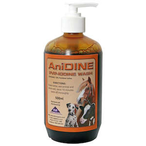 Get Show Ready: Anidine PVP Iodine Wash