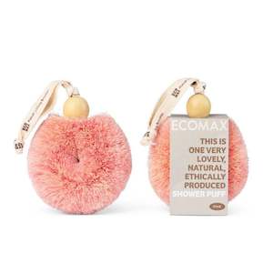 Ecomax Spa Shower Puff - Pink