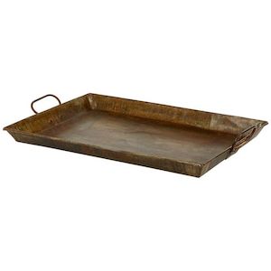 Bathroom Decor: Rectangle Tray with Handles