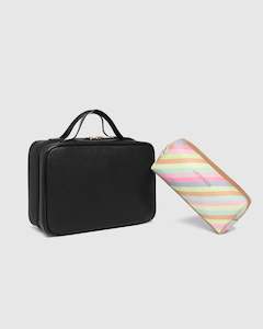 Louenhide Baby Emma Brianna Cosmetic Bag Set - Black Stripe
