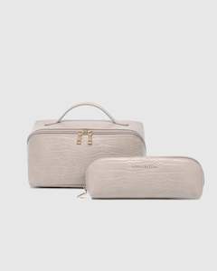 Louenhide Mary Jayne Cosmetic Set - Croc Putty