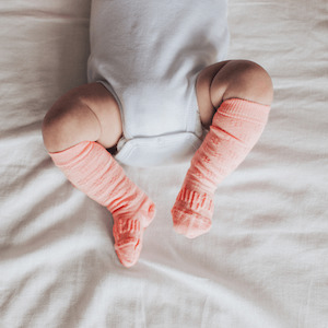 Baby Winter Essentials: Lamington Merino Knee High Socks - Baby