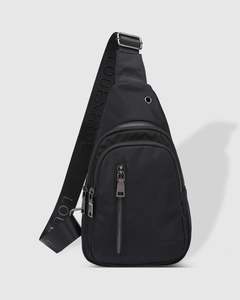Louenhide Boyd Nylon Sling Bag - Black