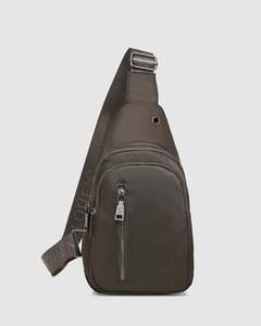 Louenhide Boyd Nylon Sling Bag - Chocolate
