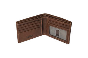 Clayton Leather Wallet - Cognac